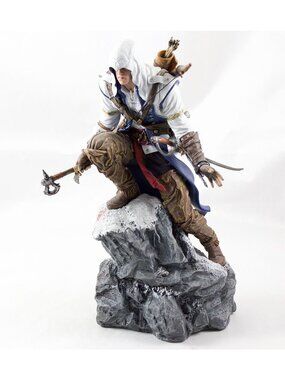 Assassin's Creed III Ubisoft 2012 Connor Kenway Statue Figure Flag Only w/Box